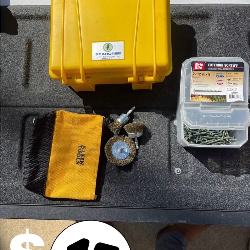 Seahorse Yellow Case with Klein Tools Pouch